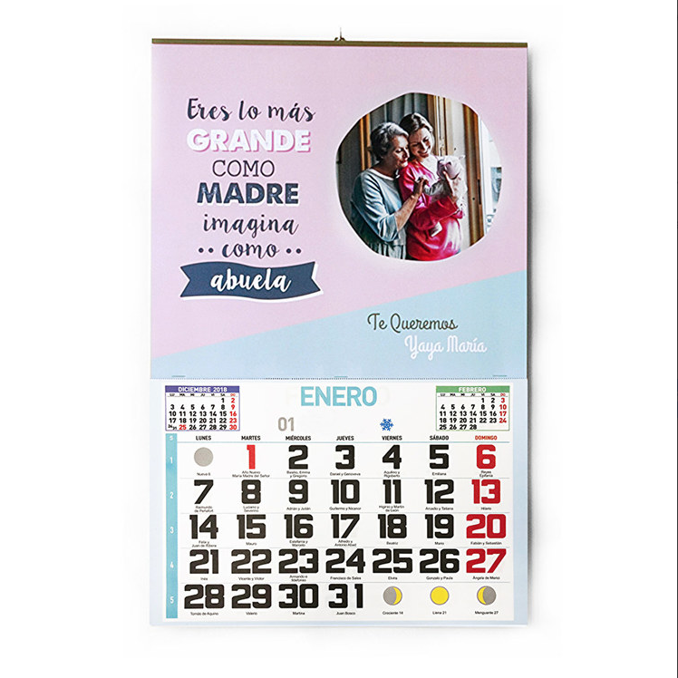 Calendarios personalizados – Imprenta Online Barata