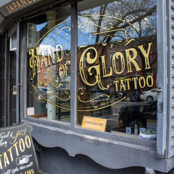 A vintage tattoo parlor in rural Vermont